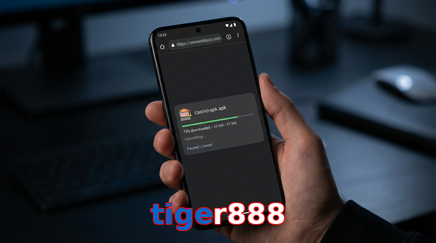 Main screen of Tiger888 apk page for PK players