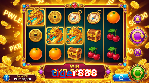 Main screen of Tiger888 pg page for PK players